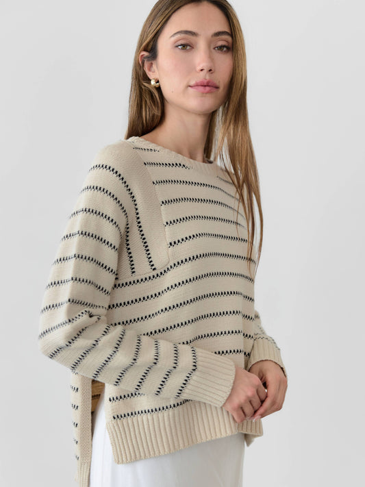 The Xanthe Sweater | Cozy Andalusian Stitch Sweater