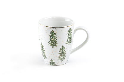 Snowy Pine Trees 14oz Mug