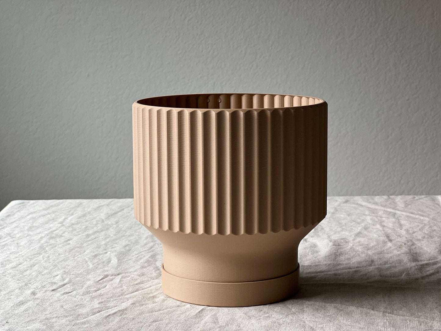 Solah Design - Lightweight Planter Pot | Beige | 4", 6" and 8" Sizes