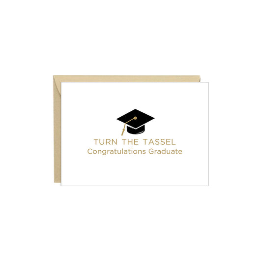 Idea Chic - Graduation Cap Turn the Tassel Enclosure Card: 2.5" x 3.375"