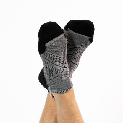 Faceplant Bamboo® ankle socks- Grey/Black
