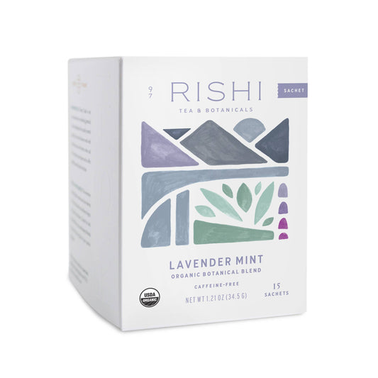 Lavender Mint Organic Herbal Tea Sachets