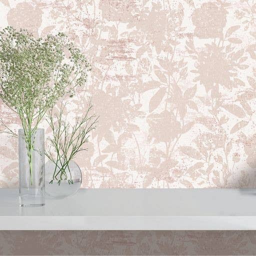 Garden Floral Peel and Stick Wallpaper, 28 sq. ft.