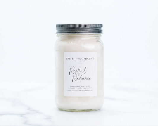 Restful Radiance | Smith & Company Mason Jar Candle