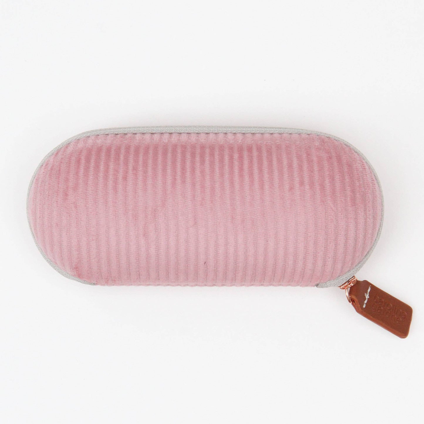 Pink Jumbo Cord Glasses Case