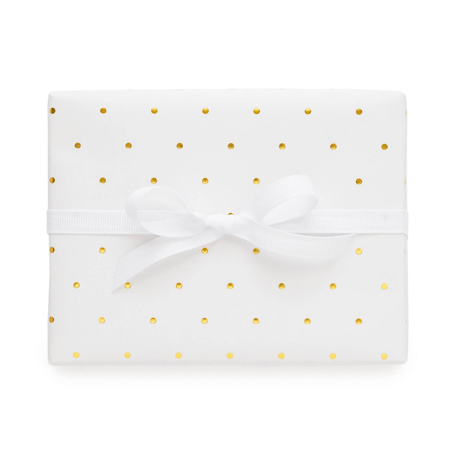 Sugar Paper - Gold Swiss Dot, Gift Wrap Roll