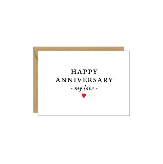 Happy Anniversary My Love Enclosure Card