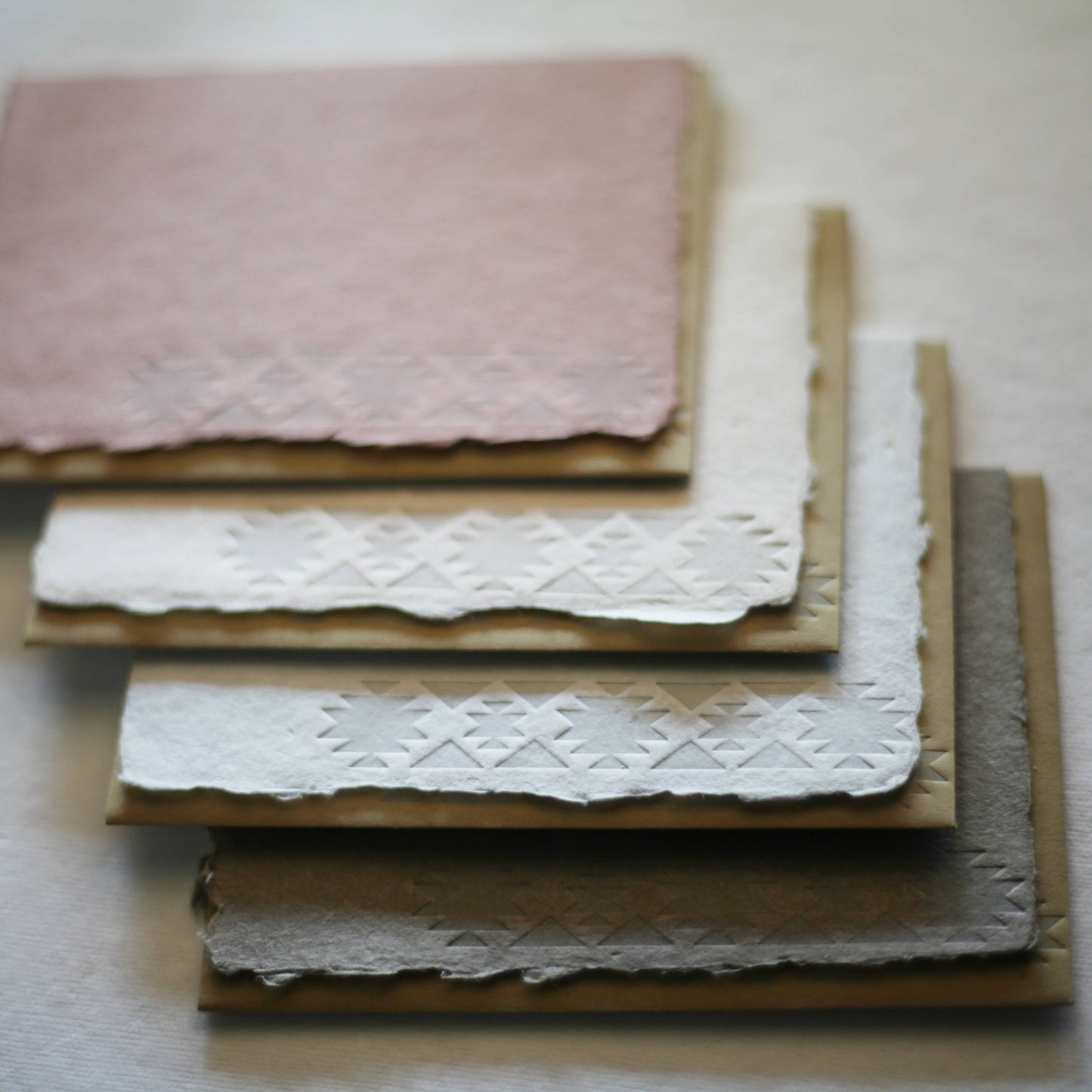 skelley west design co + letterpress - Letterpress card pack | handmade paper | southwest pattern