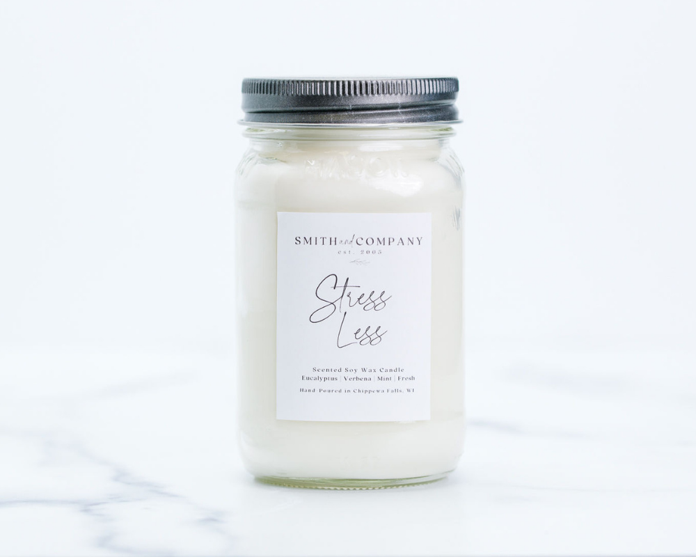 Stress Less | Smith & Company Mason Jar Candle