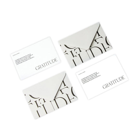Cloth & Paper - Mini Gratitude Notecard Set