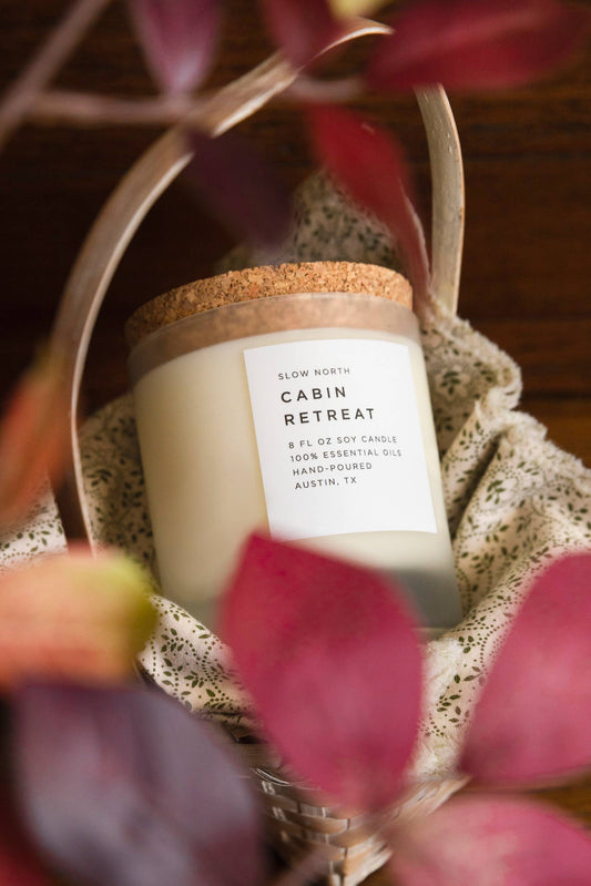 Slow North - Cabin Retreat Frosted Candle (Seasonal)