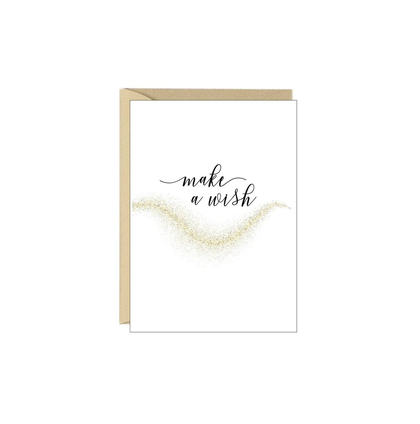 Idea Chic - Make A Wish Birthday or Celebration Enclosure Card: 2.5" x 3.375"